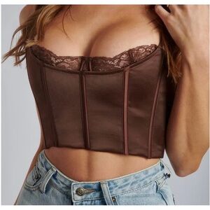 Meshki Lake Lace Corset Top